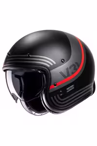 کلاه کاسکت موتورسیکلت چند رنگ V31 BYRON MC1SF نیمه موتور سیکلت مات سیاه قرمز HJC