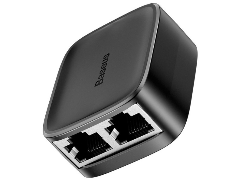 مبدل 1 به 2 پورت شبکه بیسوس Baseus High Speed 1 To 2 Network Splitter Adapter