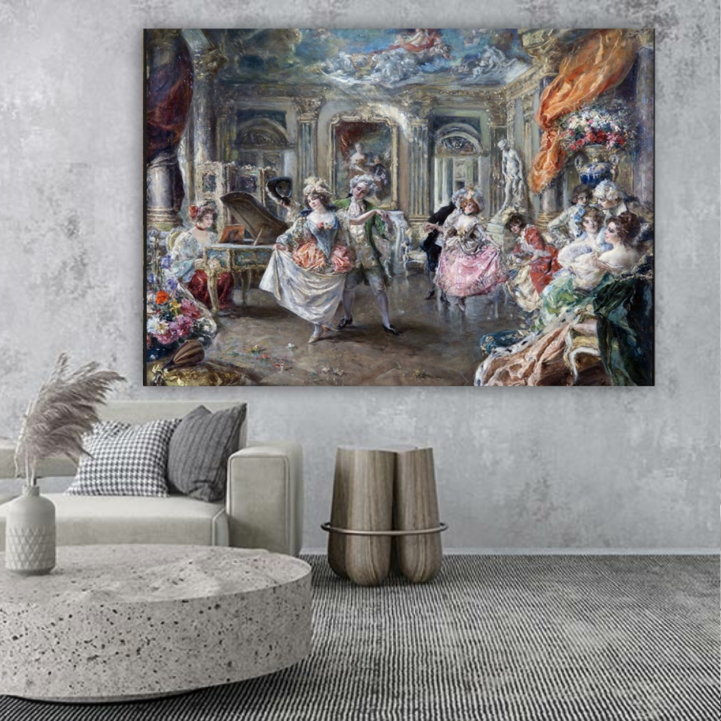 تابلو بوم طرح نقاشی مدل سلطنتی کد PB387