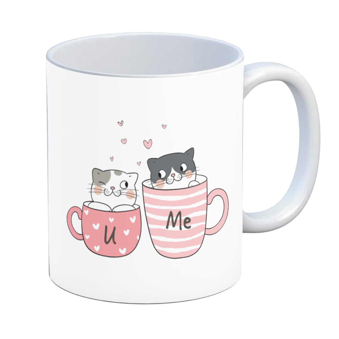 ماگ طرح you and me کد 01