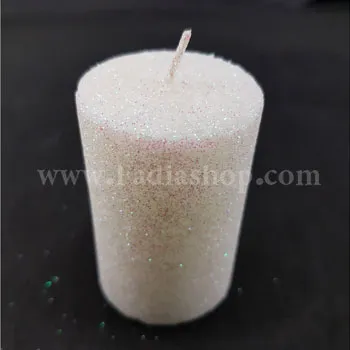 شمع استوانه 6 تایی سفید