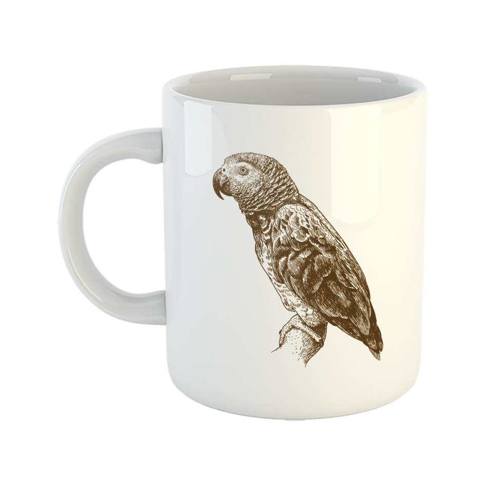 ماگ طرح طوطی مدل کاسکو کد 040