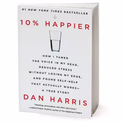 کتاب 10% Happier اثر Dan Harris انتشارات HarperCollins Publishers Inc