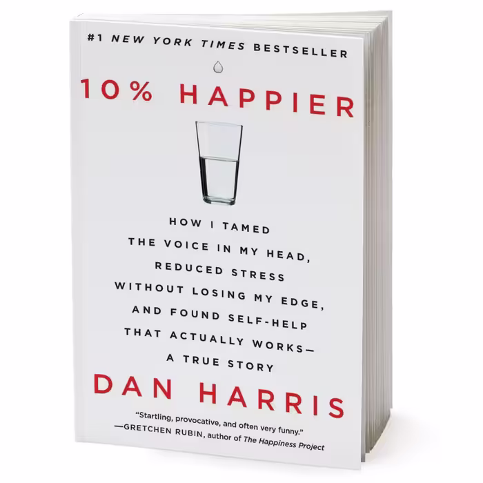 کتاب 10% Happier اثر Dan Harris انتشارات HarperCollins Publishers Inc