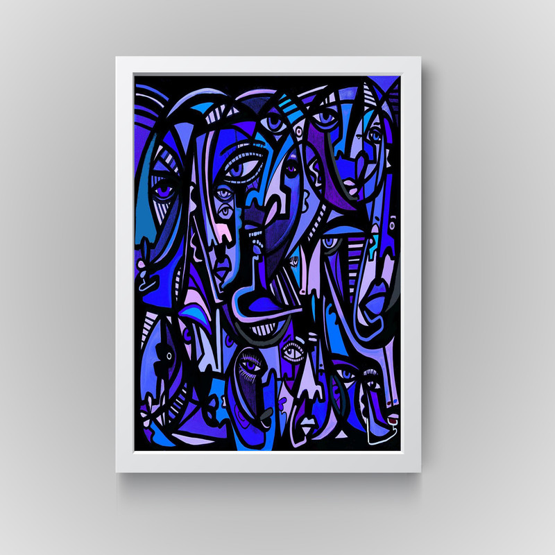 تابلو مدل دکوراتیو طرح مینیمال کدN156 | دنیای قاب