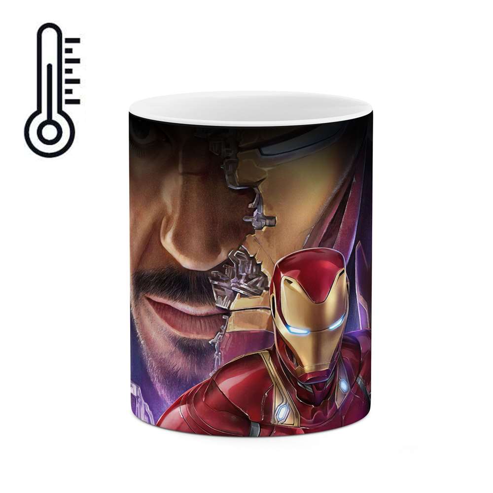 ماگ حرارتی طرح مرد آهنی Iron man  مدل mgph15470