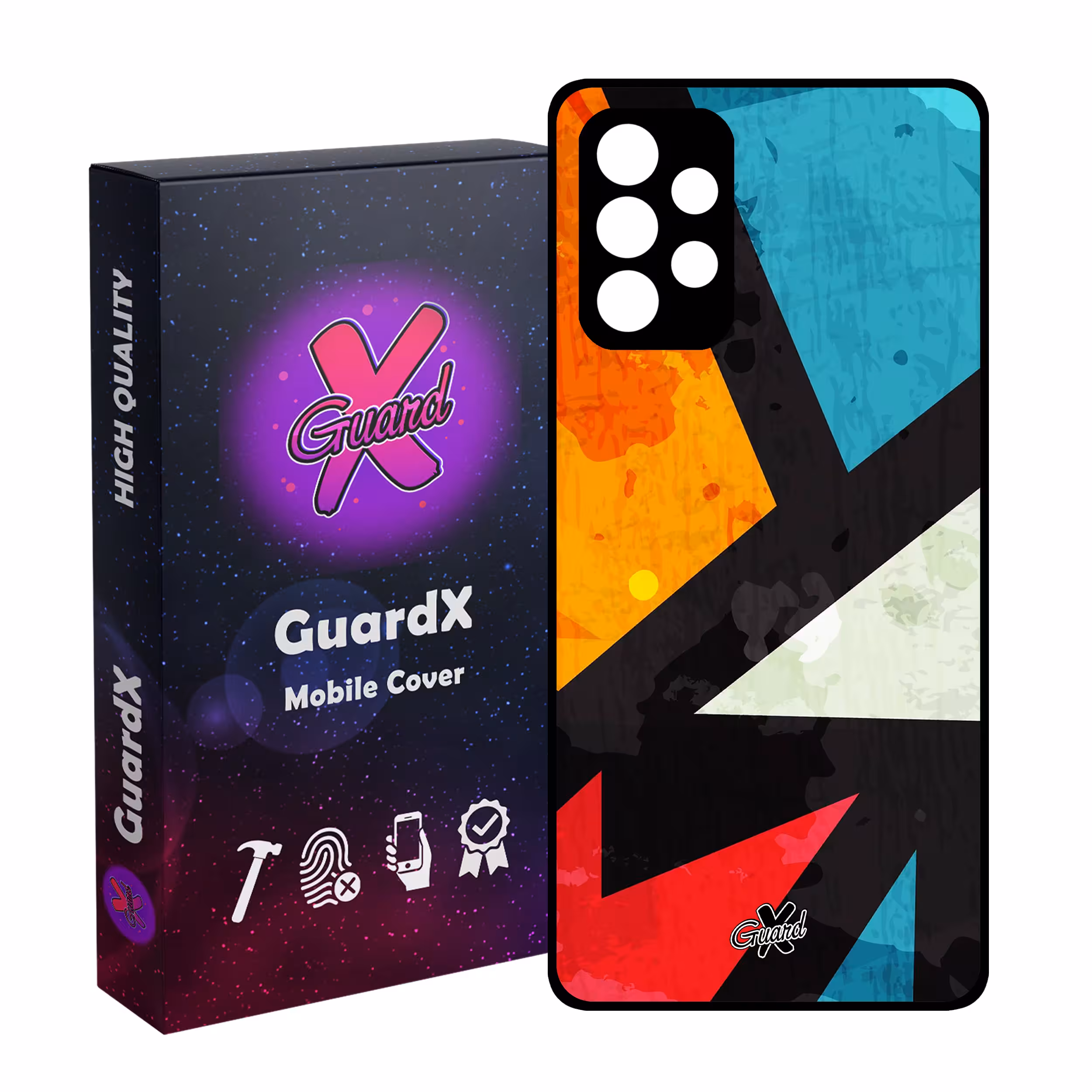 کاور گارد ایکس طرح Colors مدل Glass10176 مناسب برای گوشی موبایل سامسونگ Galaxy A32 5G