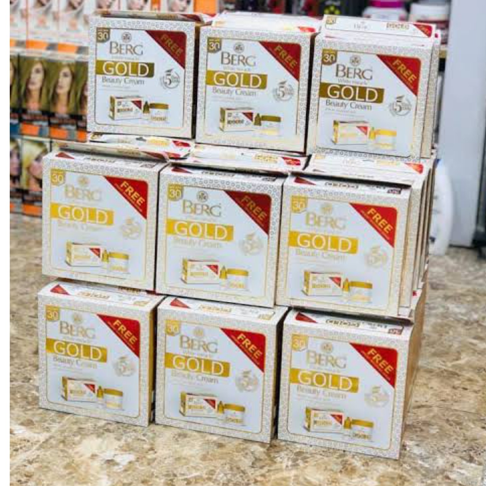 کرم برغ طلایی اصل درجه یک   