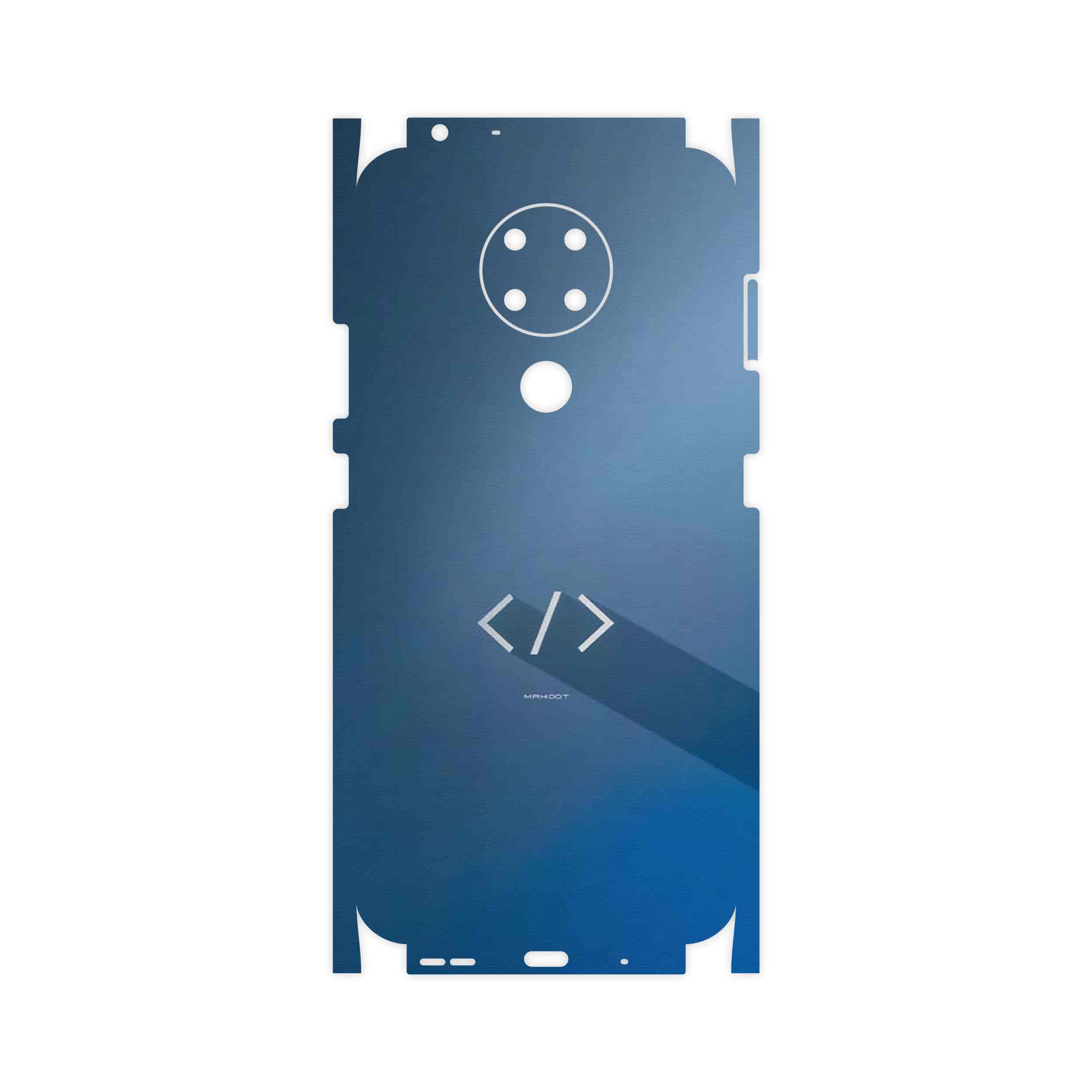 برچسب پوششی ماهوت مدل Minimal Coding icon-FullSkin مناسب برای گوشی موبایل نوکیا 3.4