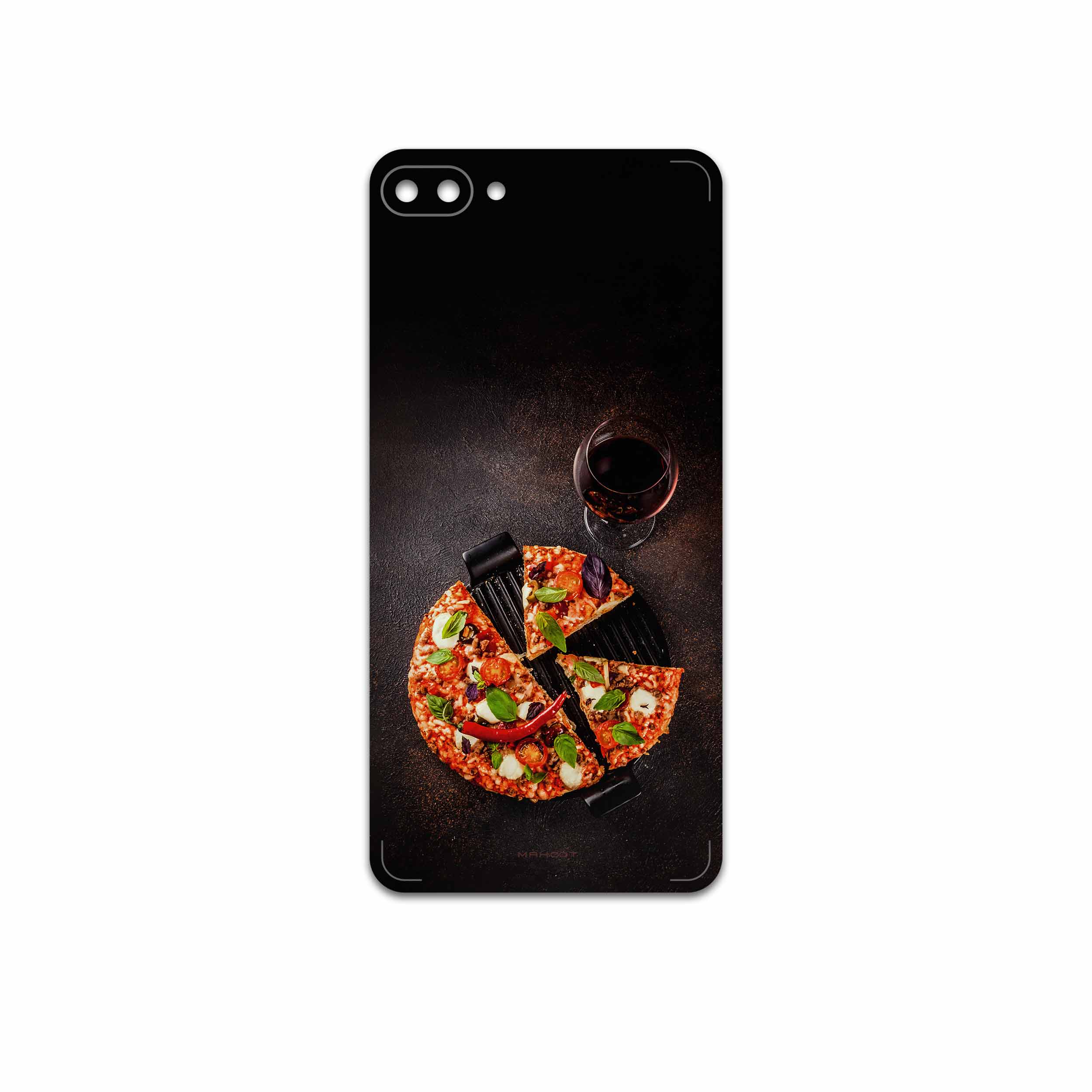 برچسب پوششی ماهوت مدل Pizza مناسب برای گوشی موبایل ایسوس Zenfone 4 Max ZC554KL