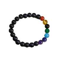 دستبند مدل 7 چاکرا سنگ طبیعی