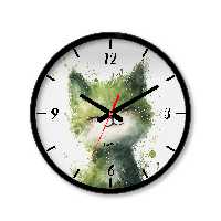 ساعت دیواری کوچک راویتا طرح گربه کد 3560