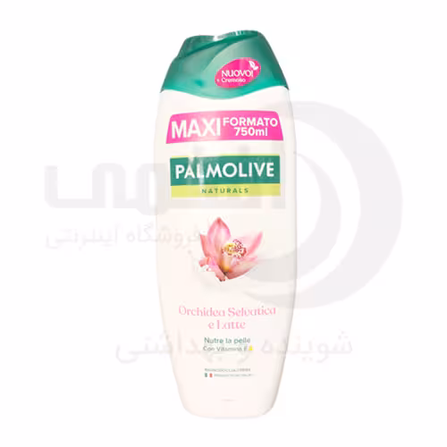 شامپو بدن پالمولیو با عصاره ارکیده وحشی و شیر حجم 750 میل