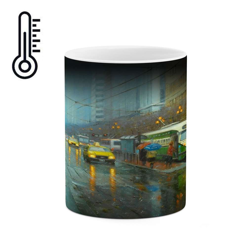 ماگ حرارتی کاکتی طرح نقاشی مدل mgh13737