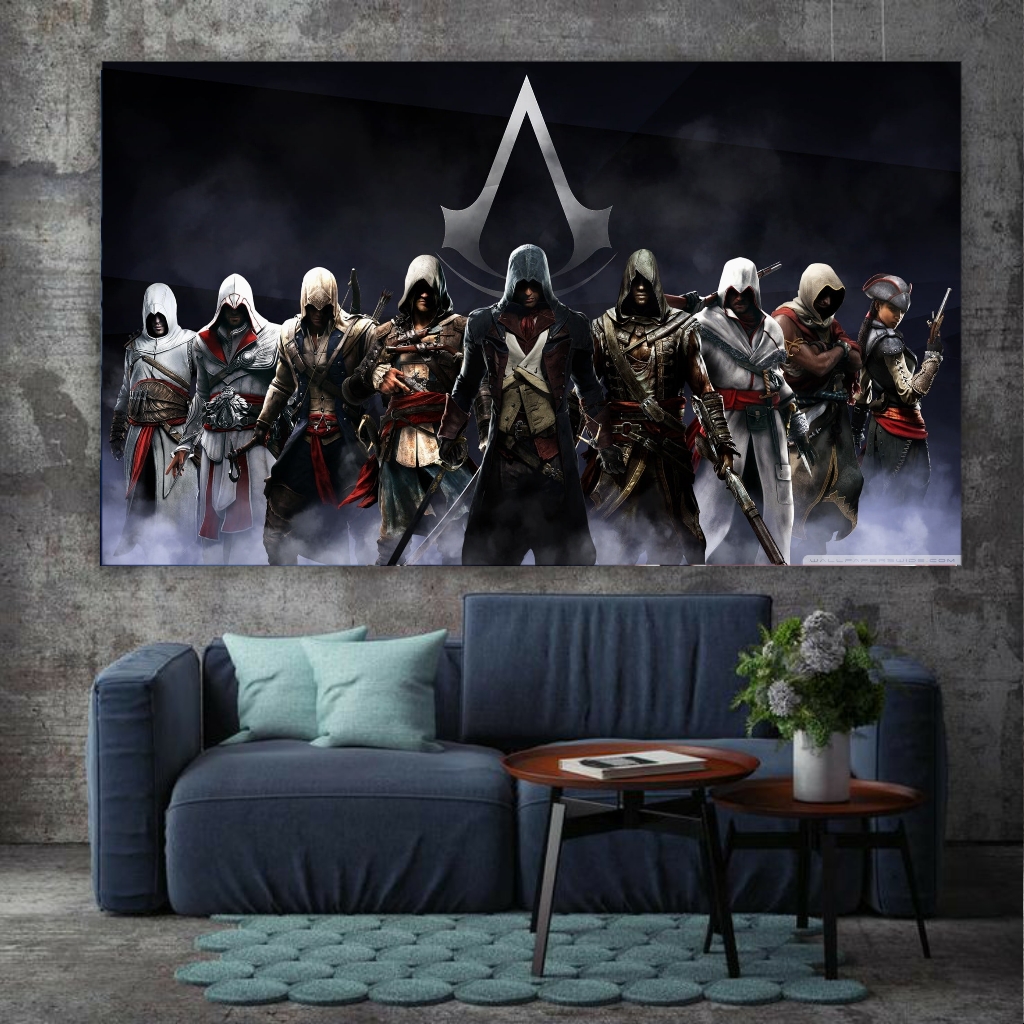 تابلو بوم طرح گیم اساسینس مدل SDB3134
