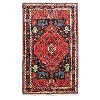 فرش دستبافت ذرع و نیم گالری نور کد H1436