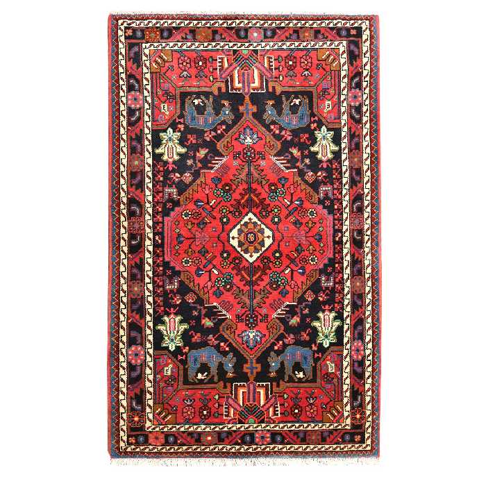 فرش دستبافت ذرع و نیم گالری نور کد H1436