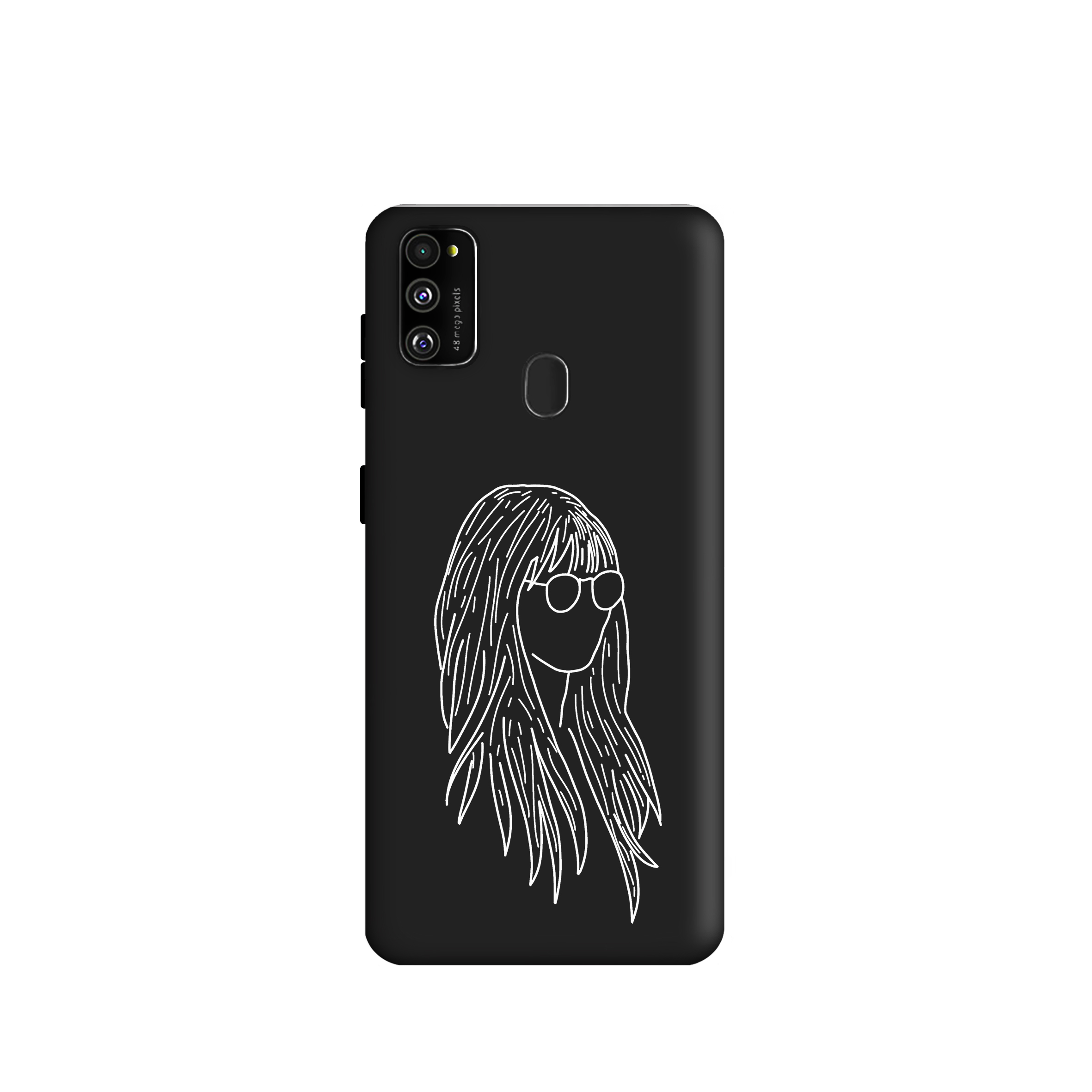 کاور طرح دختر مینیمال کد y3683 مناسب برای گوشی موبایل سامسونگ Galaxy M30s / m21