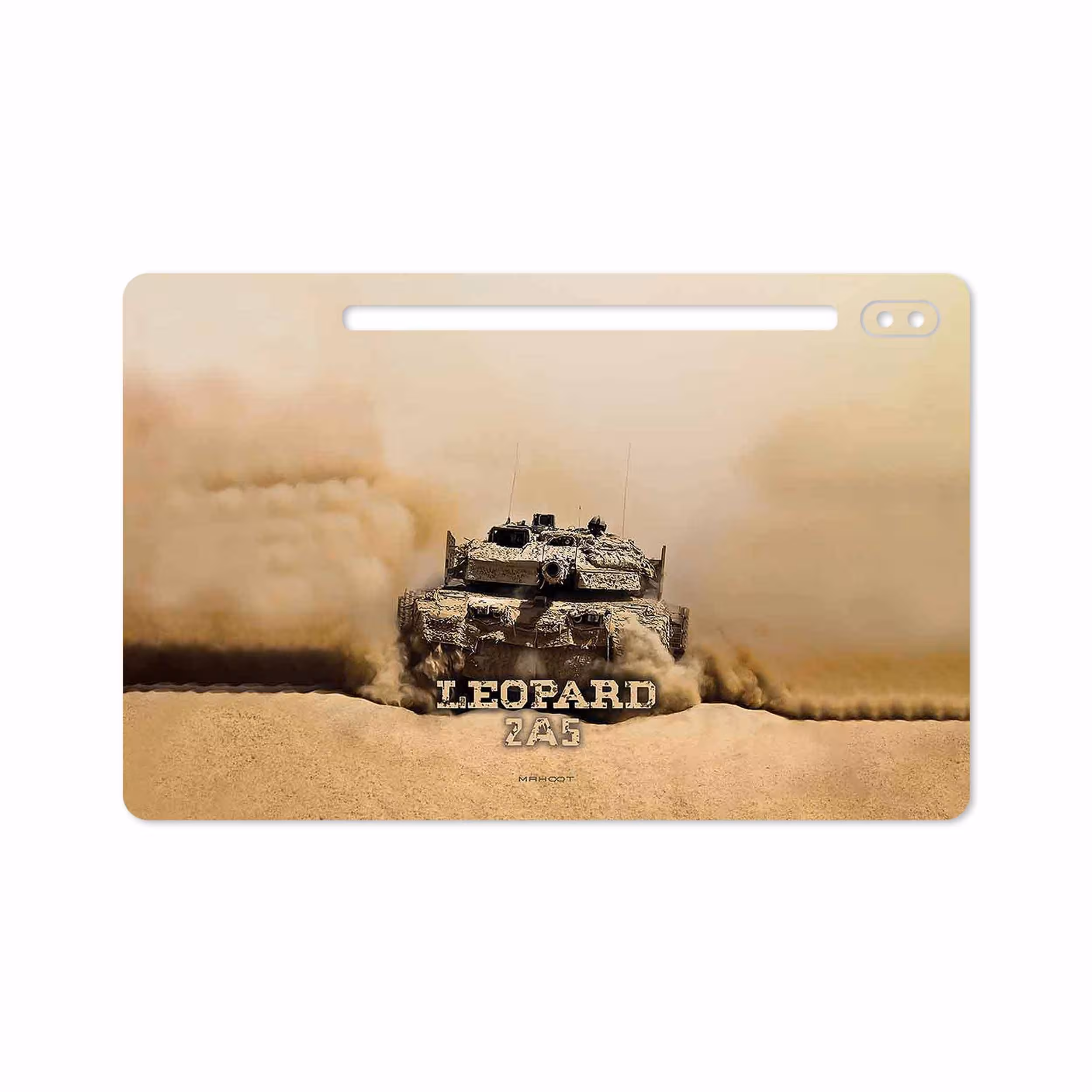برچسب پوششی ماهوت مدل Leopard 2A5 tank مناسب برای تبلت سامسونگ Galaxy Tab S6 2019 SM-T860