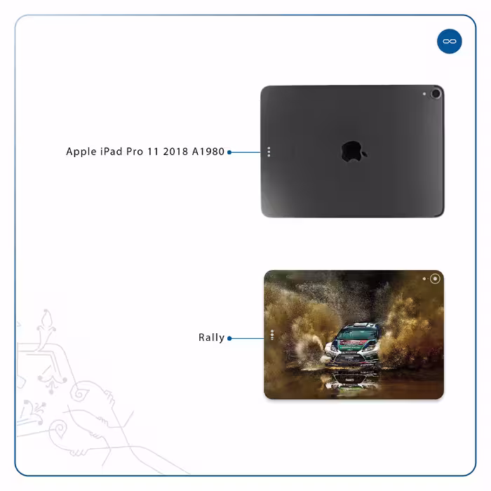 برچسب پوششی ماهوت مدل Rally مناسب برای تبلت اپل iPad Pro 11 2018 A1980