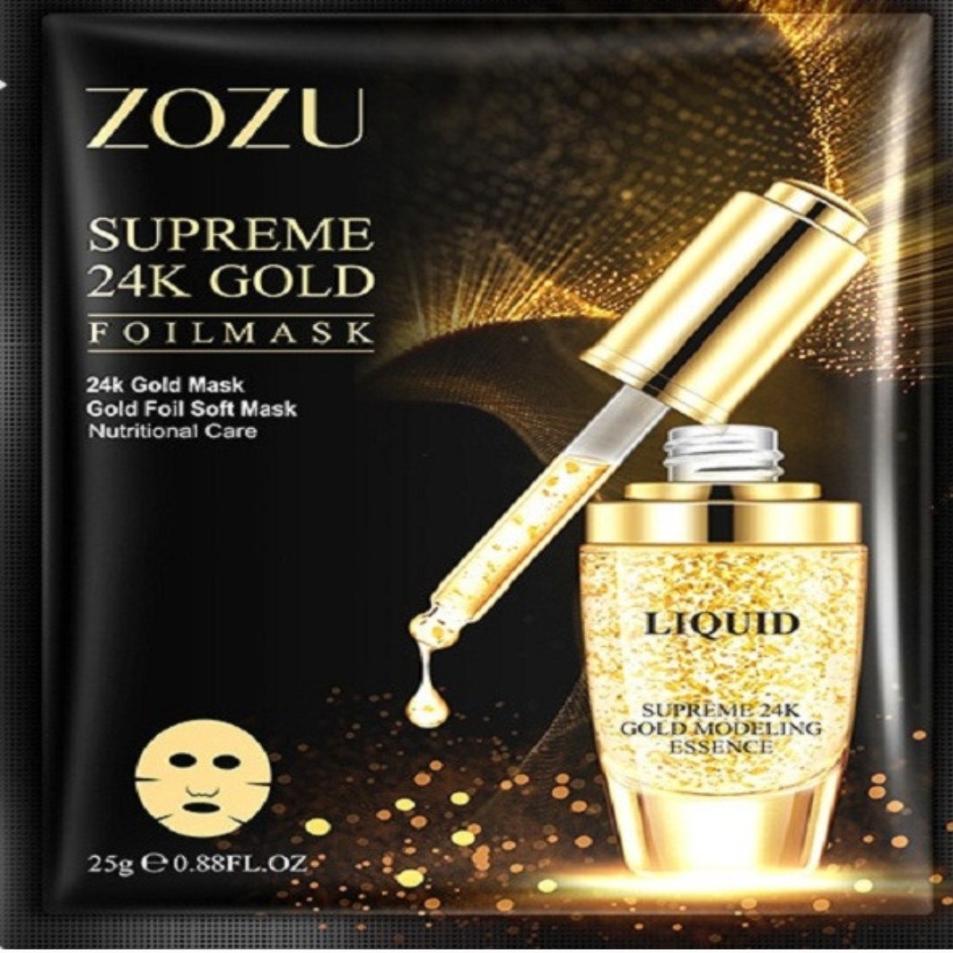 ماسک ورقه ای طلا صورت محصول آرایشی شب و روز انقضا 2025