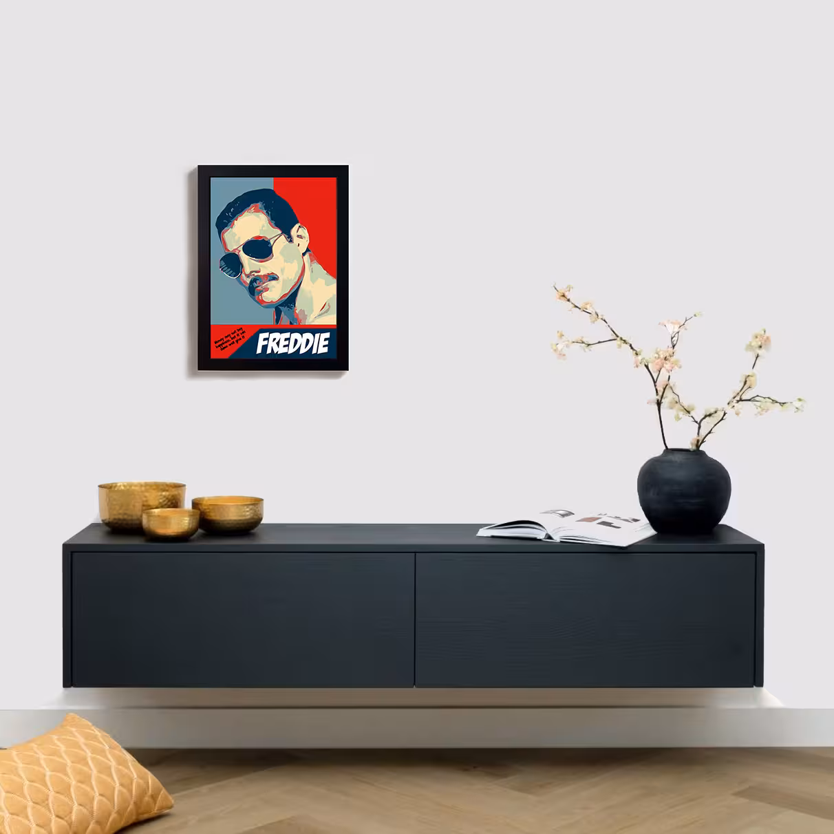 تابلو مدل فردی مرکوری freddie mercury BL80