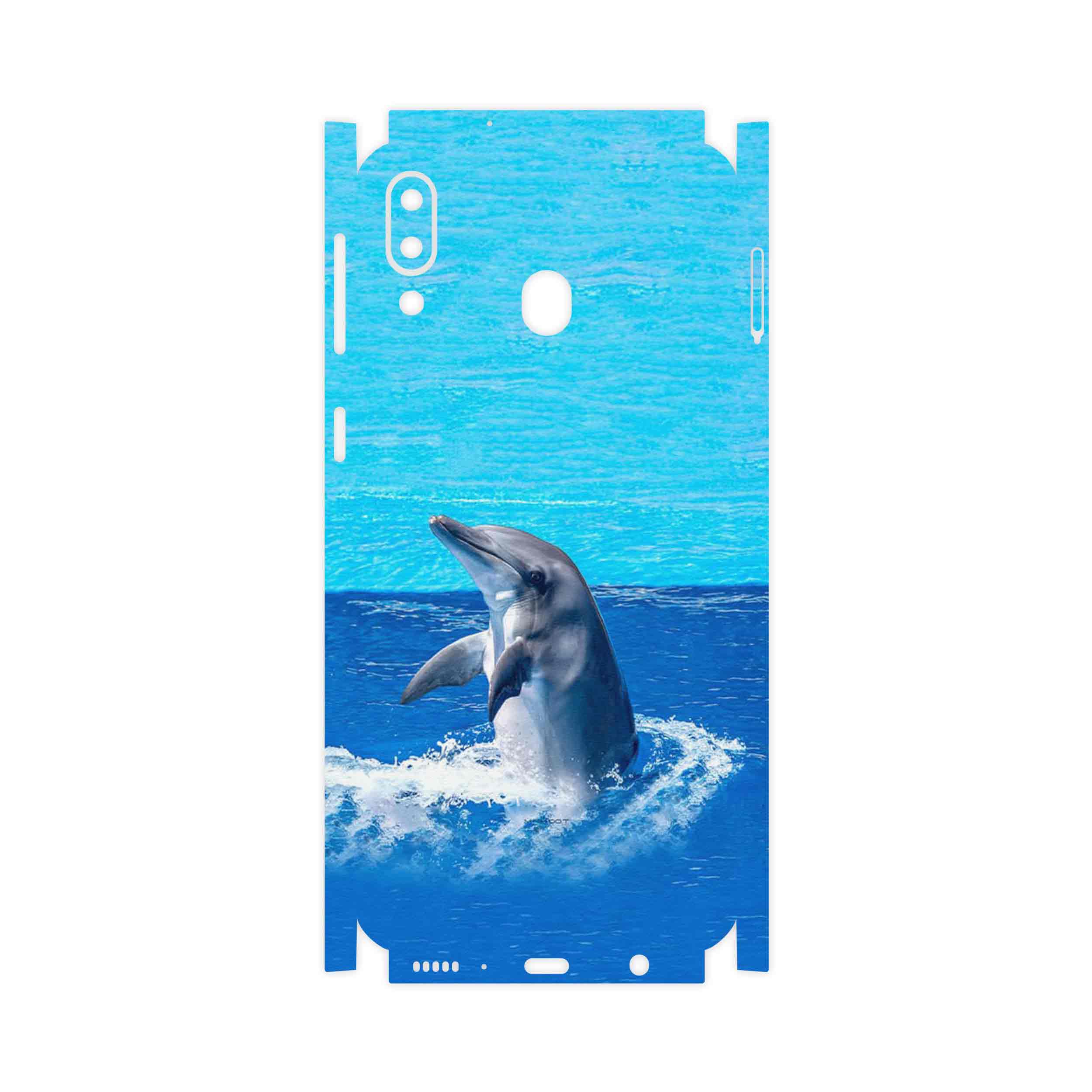 برچسب پوششی ماهوت مدل Dolphin-FullSkin مناسب برای گوشی موبایل سامسونگ Galaxy M20