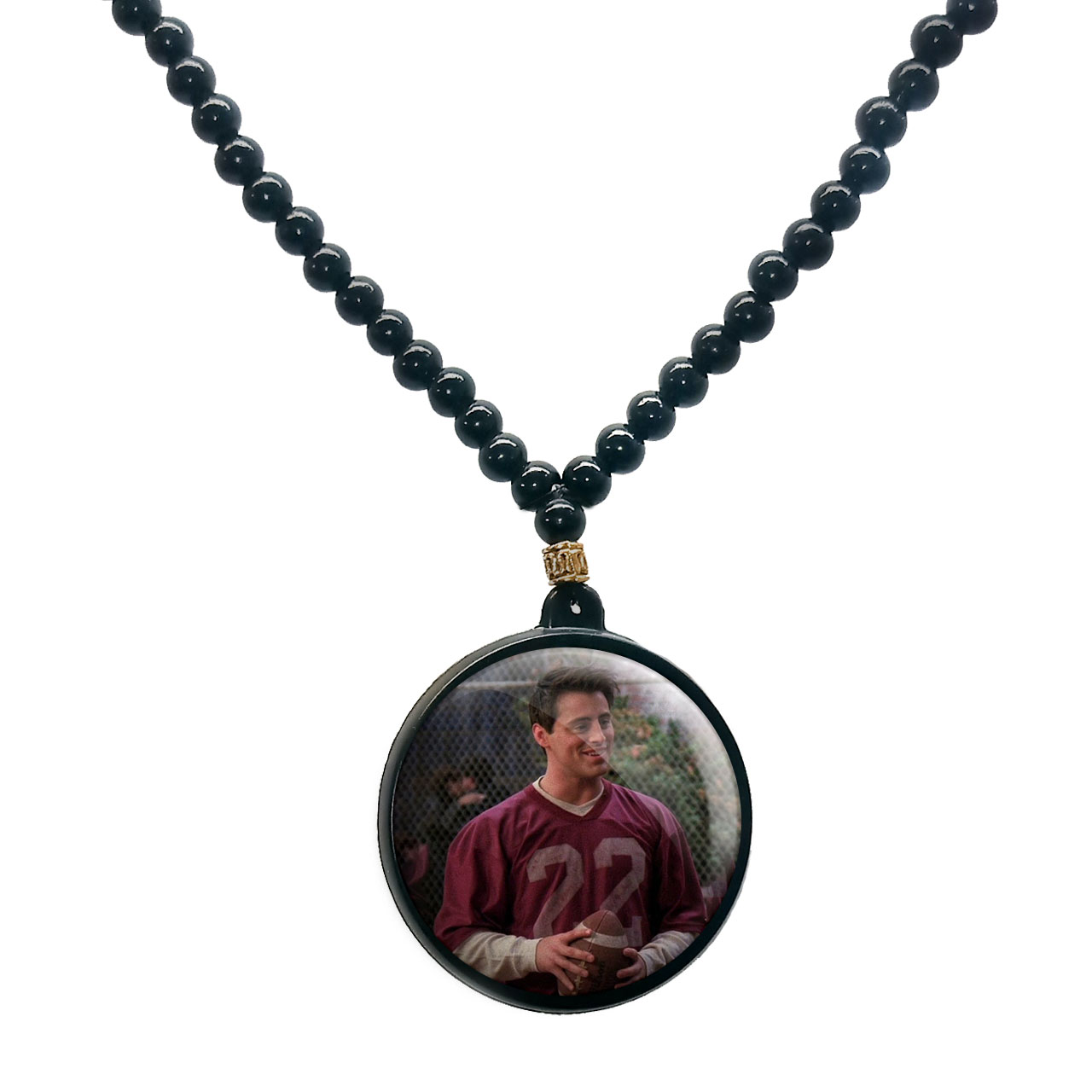 گردنبند پرمانه طرح فرندز کد pmd.18814 مدل دو طرفه