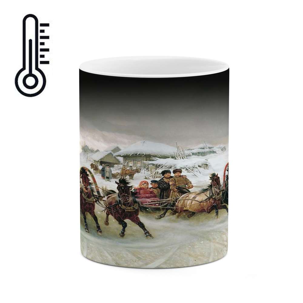 ماگ حرارتی کاکتی طرح نقاشی مدل mgh13671