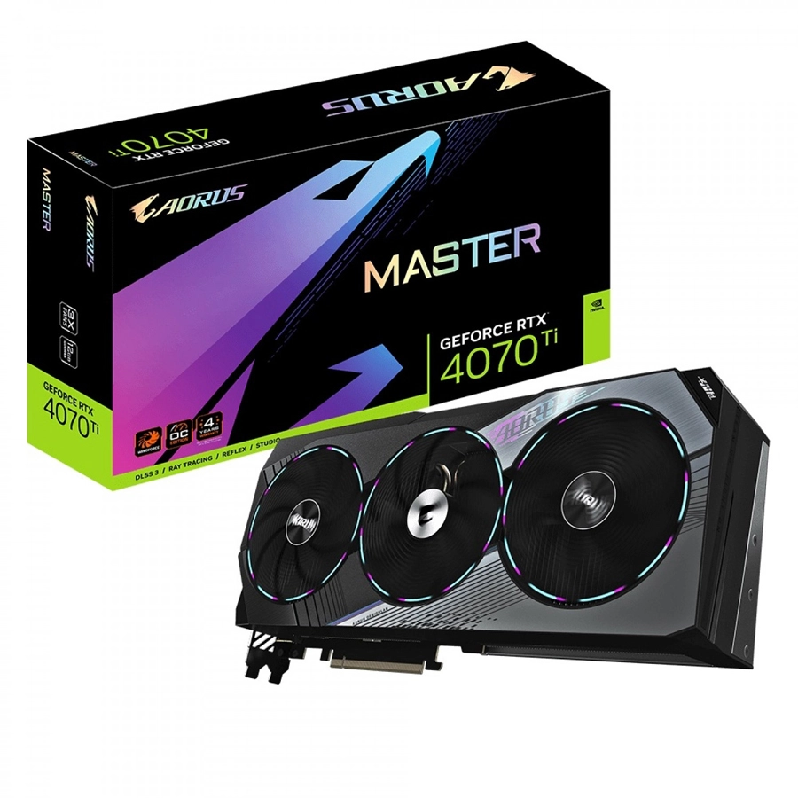 کارت گرافیک گیگابایت مدل GeForce 4070 Ti MASTER 12G