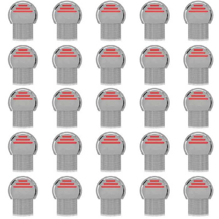 شانه ضد شپش مو کد GH001 بسته 25 عددی