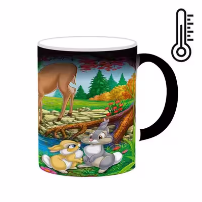 ماگ حرارتی کاکتی طرح کارتون Bambi مدل mgh22209