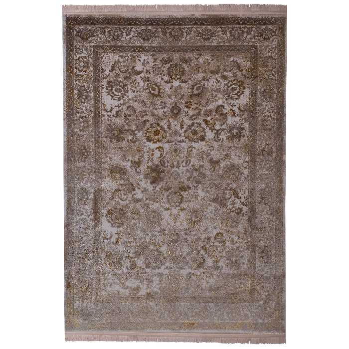 فرش ماشینی زمرد مشهد طرح پتینه مدل 2115