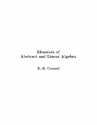 خرید و دانلود نسخه کامل کتاب Elements of Abstract and Linear Algebra