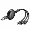 کابل تبدیل USB به لایتنینگ /USB-C/microUSB باسئوس مدل 3IN1 LITTLE OCTOPUS طول 1.2 متر