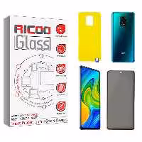 محافظ صفحه نمایش حریم شخصی ریکو مدل Ricoo مناسب برای گوشی موبایل شیائومی Redmi Note 9s  به همراه محافظ پشت گوشی | کالا برتری
