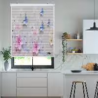 پرده زبرا زیو مدل 3D1049 سایز 150x150 سانتی متر