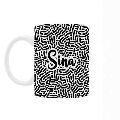 ماگ رژارت مدل اسم سینا