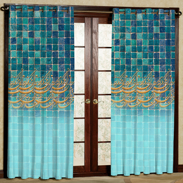 پرده مدل چاپی هازان پانچی کد 531 سایز 200x140 سانتی متر