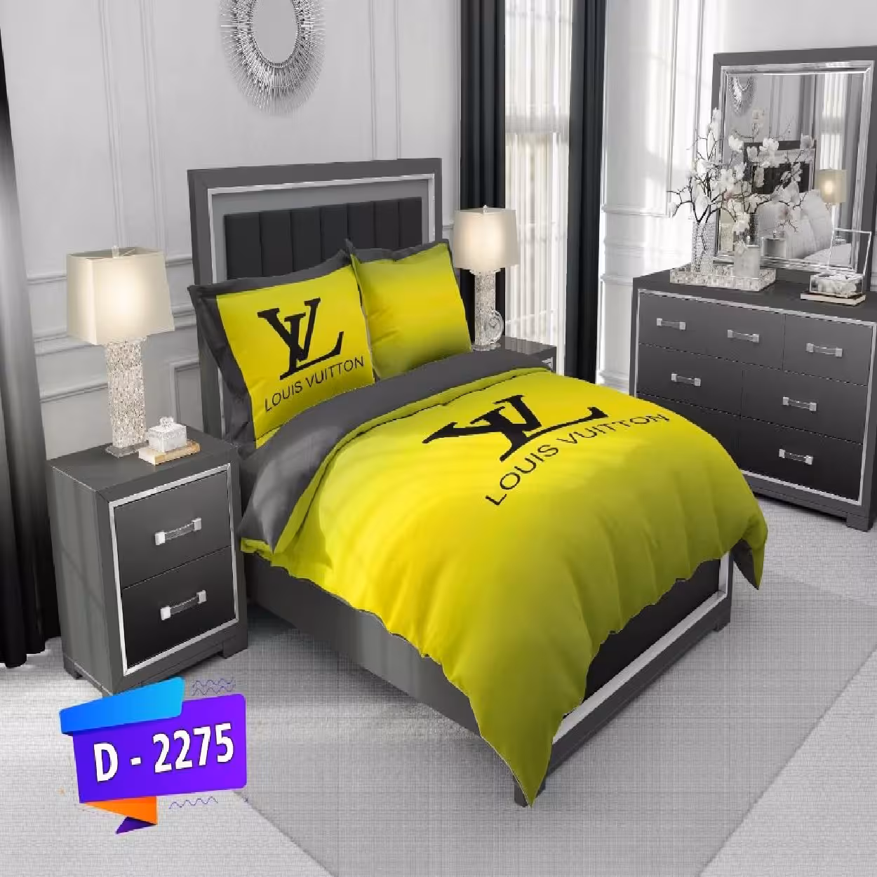 سرویس روتختی لمان کد 2275 دونفره 6 تکه