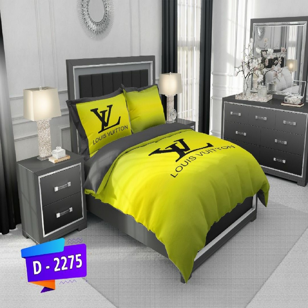 سرویس روتختی لمان کد 2275 دونفره 6 تکه