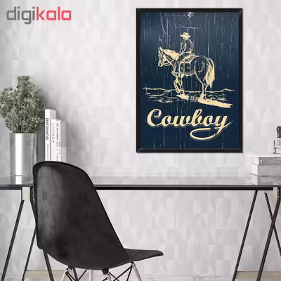 تابلو فنچ آرت طرح Cowboy کد GPH282-J