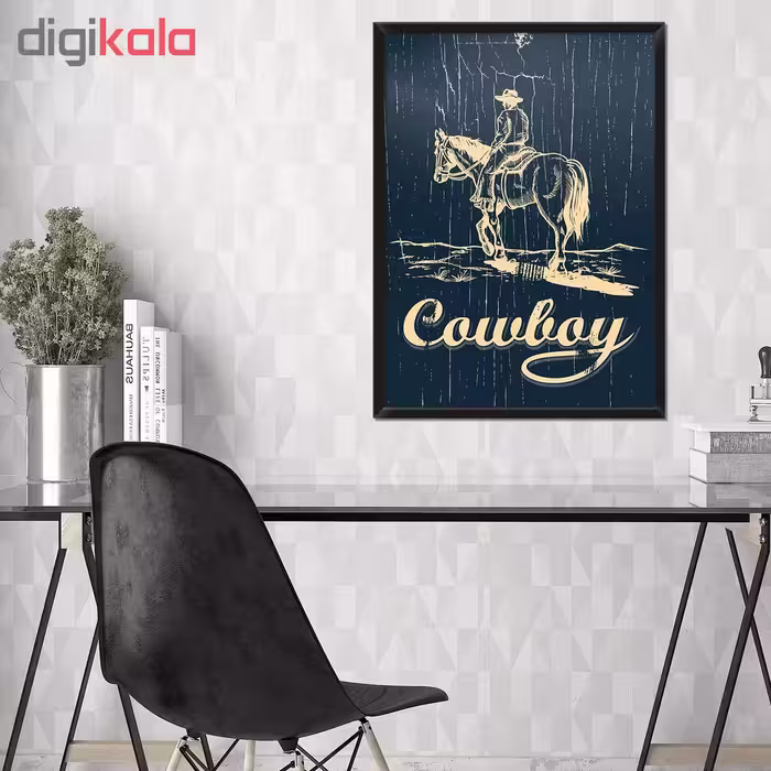 تابلو فنچ آرت طرح Cowboy کد GPH282-J