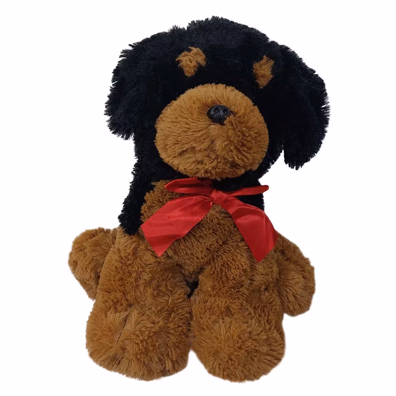 عروسک طرح سگ روتوایلر مدل Rottweiler Puppy کد SZT5/335 ارتفاع 30 سانتی‌متر