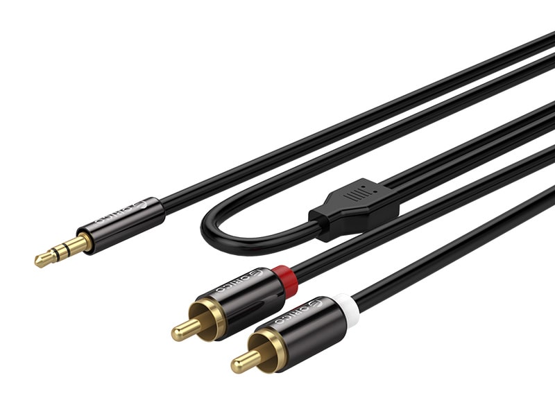 مبدل جک 35 میلیمتری به RCA صدا ORICO AM-MRC1 35mm to Dual RCA Ports Audio Cables