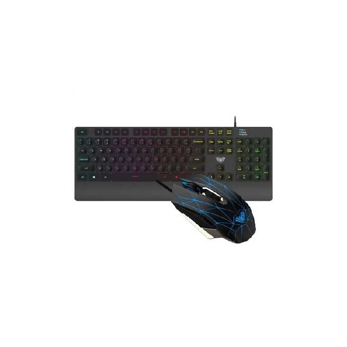 کیبورد موس سیم دار گیمی AULA T640 - یاسین کامپیوتر