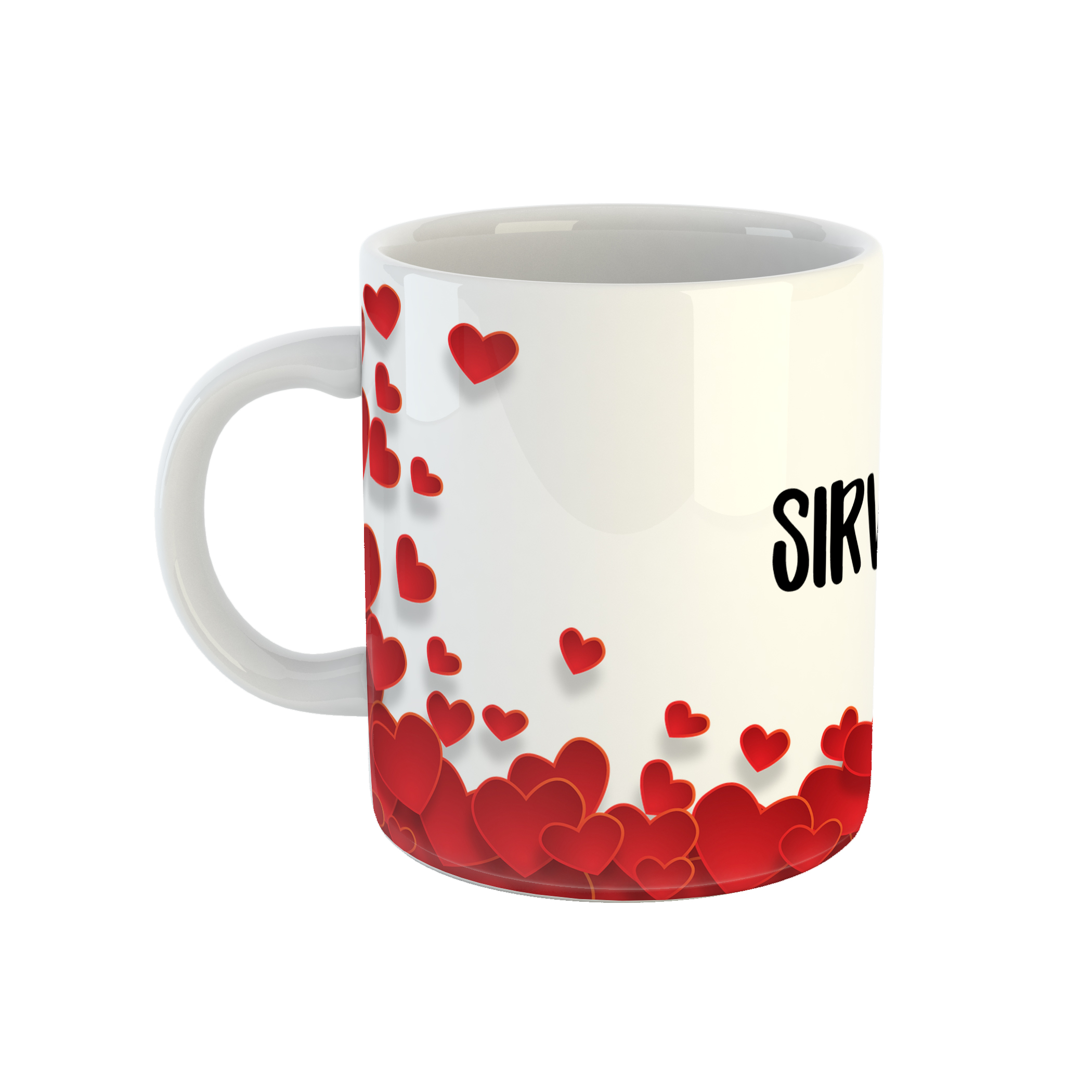 ماگ طرح قلب مدل سیروان