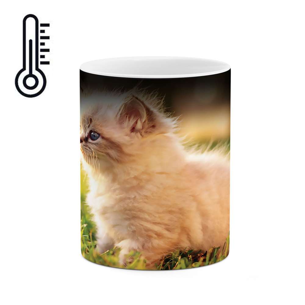 ماگ حرارتی طرح گربه مدل mgh01544