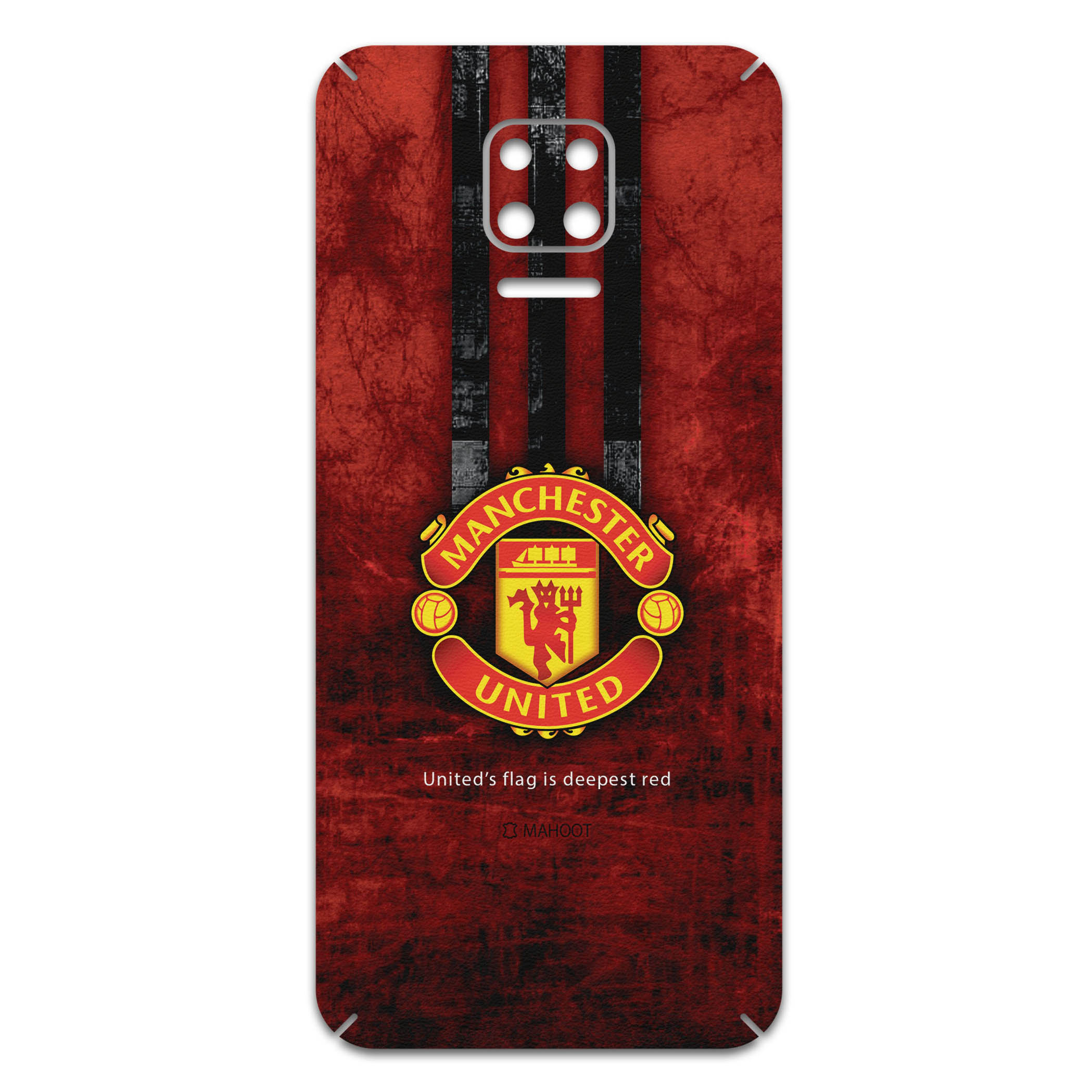 برچسب پوششی ماهوت مدل Manchester-United-FC مناسب برای گوشی موبایل شیائومی Redmi Note 9S