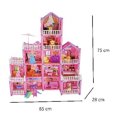 اسباب بازی طرح خانه عروسکی مدل Dream castle کد 55